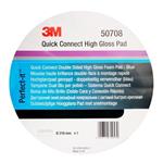 3M 50708 Quick Connect dubbelzijdige Ultrafine Blauw Poets Wafelpad 216 mm 3M-50708