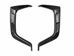 dit betreft een Audi RS6 RS7 C8 Carbon voorbumper grill canard inleg rand