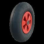 NaRubb Luchtband + wiel 4.80/4.00-8 S-2301 4PR + 2.50Ax8 NL88 kunststof rood