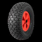 KINGS TIRE Luchtband + wiel 16x6.50-8 V-3502 4PR + 2.50Ax8 NL88 kunststof rood