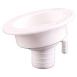 Watervulopening 40mm met Slot Wit