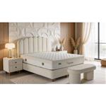 Boxspring Viyana Opberg (Maat selecteren: 140X200) Cream/Beige