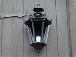 Buitenlamp - 65 cm - Zwart - Alu - met Lamphouder en Glas
