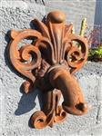 Waterspuwer voor muur fontein, lelie + Neptunus