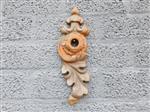 Muuranker Gietijzer – Art Nouveau Stijl – Decoratief Balkenanker met Natuurlijke Roestpatina