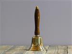 Handbel van Messing - Tafelbel - met Houten Handvat