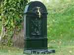 Staande Fontein - Donkergroen - Aluminium - Messing Kraan