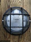 Buitenlamp-wand of plafond lamp, bulkhead-light.
