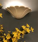 Wandlamp- terracotta steen-wit- W-12