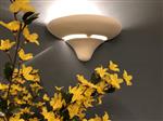 Wandlamp- terracotta steen -wit