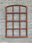 Schuur- stal-raam 12 raamvelden, ideaal gietijzeren raam voor in de tuinmuur, 94.5 x 66.5 cm