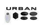 Dit betreft een Land Rover Defender 90 / 110 Urban logo en letter set