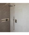 Wiesbaden Caral Inbouw Regendouche Compleet Met Staafhanddouche Geborsteld Staal PVD