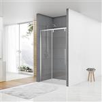 Nisdeur Van Rijn ST06 Schuifdeur Met Vaste Wand 120x200 cm 8 mm Soft Close Chroom