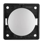 Berker Aan/Uitschakelaar Flow/Pure Inbouw Chroom Mat 230V