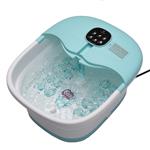 Slimtron FB02 Elektrisch Voetenbad – Verwarming, Bubbels en Massagerollers – Blauw