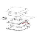 Dometic Mini Heki Montageframe Crèmewit 43-60mm