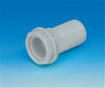 Slangverbinder Recht met Moer 10mm
