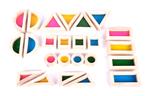 Regenboog blokken set