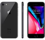 nieuwstaat Apple iphone 8 64GB (model 2017) black + 12 maanden garantie