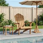 vidaXL Tuinstoel Adirondack Naturel Massief Teakhout