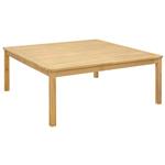 vidaXL Salontafel Licht acacia 110 x 110 x 45 cm Massief Acaciahout