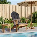 vidaXL Tuinstoel Adirondack Naturel Massief Teakhout