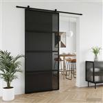 vidaXL Schuifdeur 102.5 x 205 cm Gelaagd Glas en Aluminium