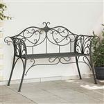 vidaXL Tuinbank 2-Aantal zitplaatsen 130 x 47 x 90 cm Staal