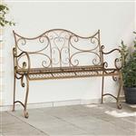 vidaXL Tuinbank 2-Aantal zitplaatsen 114 x 56,5 x 90 cm Staal