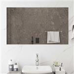 vidaXL LED Badkamer Spiegel Doorzichtig 100 x 60 cm gehard glas
