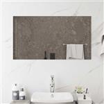 vidaXL LED Badkamer Spiegel Doorzichtig 90 x 50 cm gehard glas