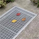vidaXL Lichtschachtdeksel met clips 5 st 70 x 130 cm Aluminium zilver