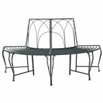 vidaXL Boom bank 4-Aantal zitplaatsen 160 x 80 x 89 cm Staal