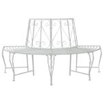 vidaXL Boom bank 4-Aantal zitplaatsen 160 x 80 x 89 cm Staal
