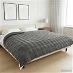 vidaXL Verzwaringsdeken Antraciet 200 x 200 cm 13 kg 100% Katoen 205T