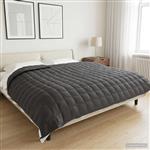 vidaXL Verzwaringsdeken Antraciet 200 x 200 cm 13 kg 100% Katoen 205T