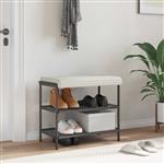 vidaXL Bankkussen Pluche Corduroy Crèmekleurig Diepte 35 cm