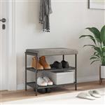vidaXL Bankkussen Faux Suède Stof Lichtgrijs Diepte 35 cm