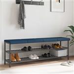 vidaXL Bankkussen 4 st Stof Blauw Diepte 35 cm