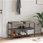 vidaXL Bankkussen 2 st Microvezel Taupe Diepte 35 cm