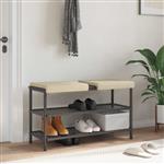 vidaXL Bankkussen 2 st Stof Crèmekleurig Diepte 35 cm