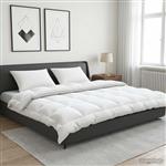 vidaXL Dekbed TRIER 220x240 cm 4 seizoenen 350 GSM Wit Hypoallergeen