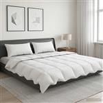 vidaXL Dekbed FULDA 220 x 260 cm Zomer 100 GSM 90% Gansendons Wit