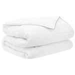 vidaXL Zomer Dekbed 200 x 200 cm Zomer 150 gsm Bamboevezel Wit