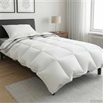 vidaXL Dekbed 155 x 220 cm 100% Katoen Wit