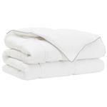 vidaXL Dekbed Wit 155 x 220 cm Bamboevezel
