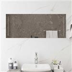vidaXL LED Badkamer Spiegel Doorzichtig 100 x 40 cm gehard glas