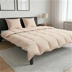 vidaXL Winter dekbed Beige 240 x 220 cm 100% Natuurlijke Kapok