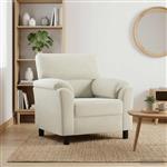 vidaXL Bank Crèmekleurig 94 x 85 x 93 cm fluweel